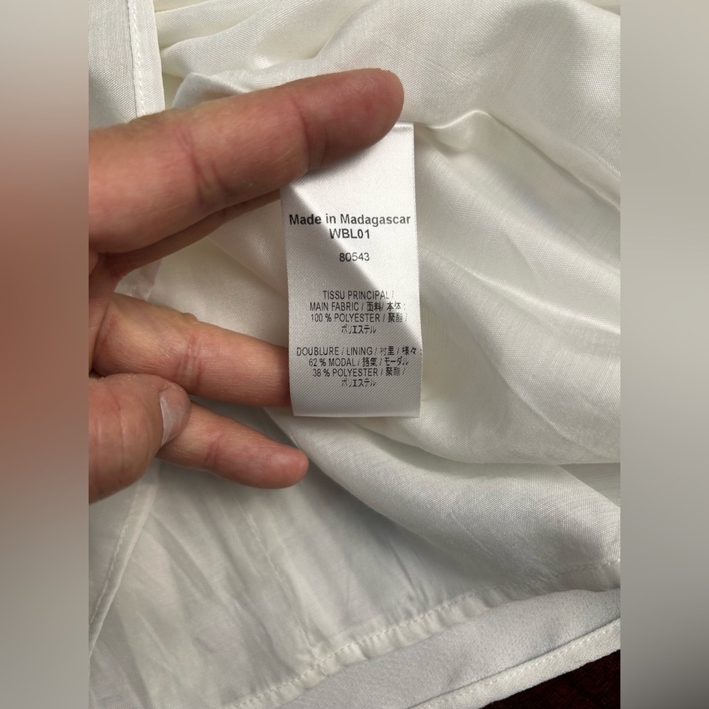 Tiffany & Co. White Blouse size 6 - Picture 7 of 7